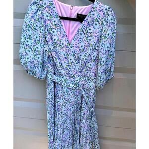 Charming Floral Wrap Dress by Laundry - Size 10